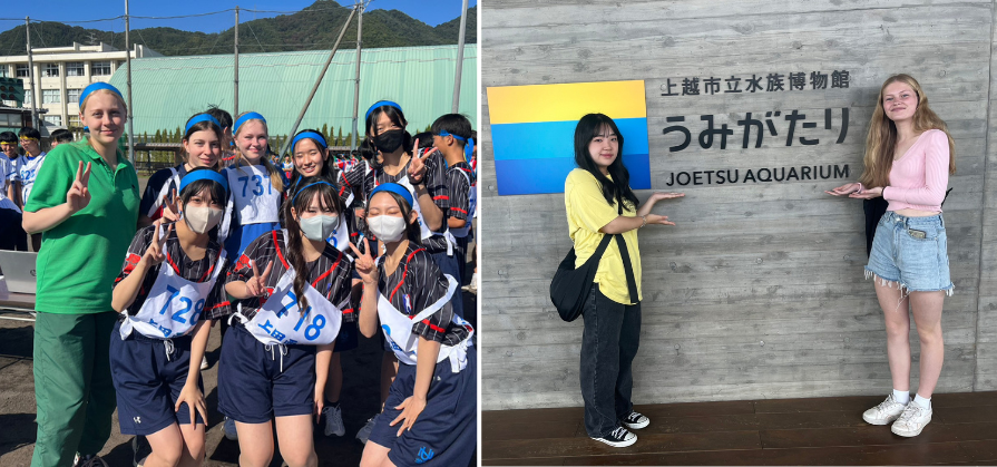 Lily Munro in Japan as part of the CCGS Student Exchange Program