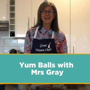 Yum Balls with Mrs Gray